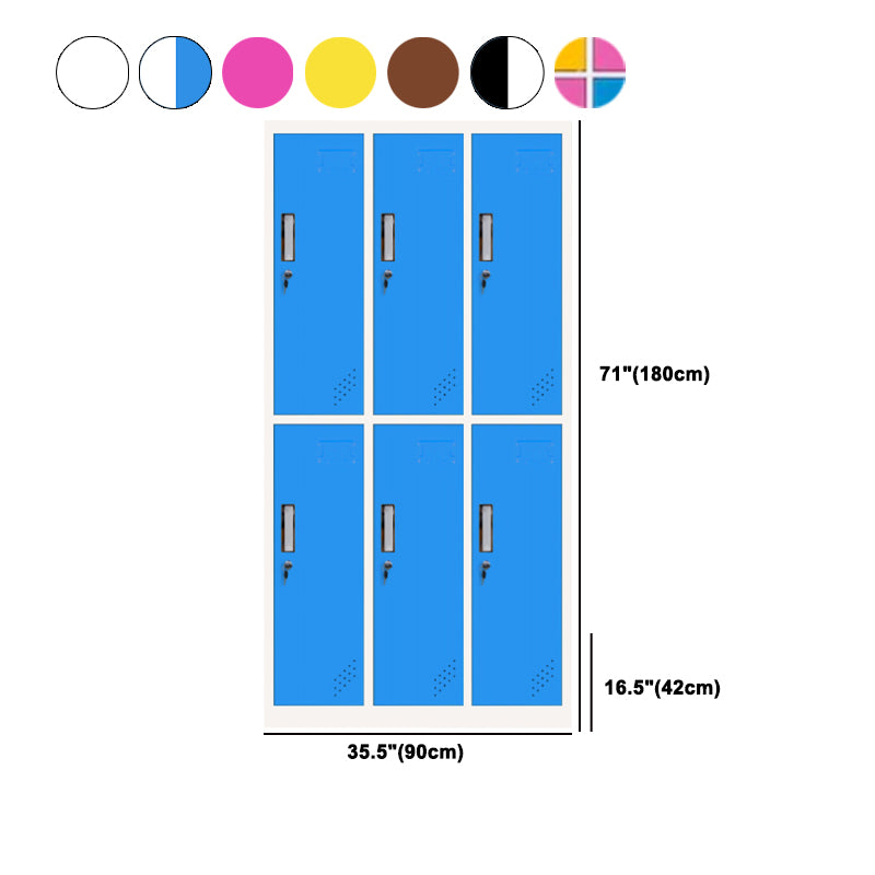 Metallic Finish Cabinet with Hinged Door Contemporary Storage Cabinet for Bathroom