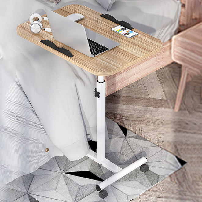 Modern Hight Adjustable Desk Home Curved Desktop Writing Desk with Caster Wheels