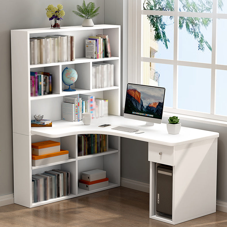 Modern Style Home Office Desk Bedroom Artificial Wood Writing Table Corner Table