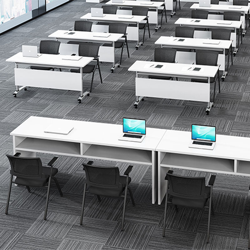 Modern Steel Conference Chair Mesh Chair with Armrest Desk Chair