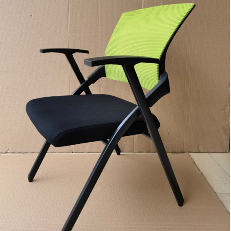 Modern Steel Conference Chair Mesh Chair with Armrest Desk Chair