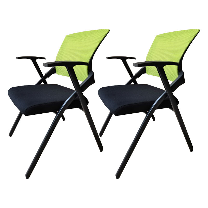 Modern Steel Conference Chair Mesh Chair with Armrest Desk Chair