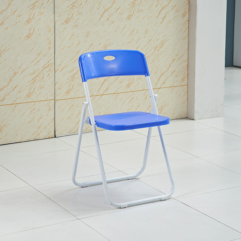 Modern Steel Task Chair Plastic Armless Upholstered Office Chair