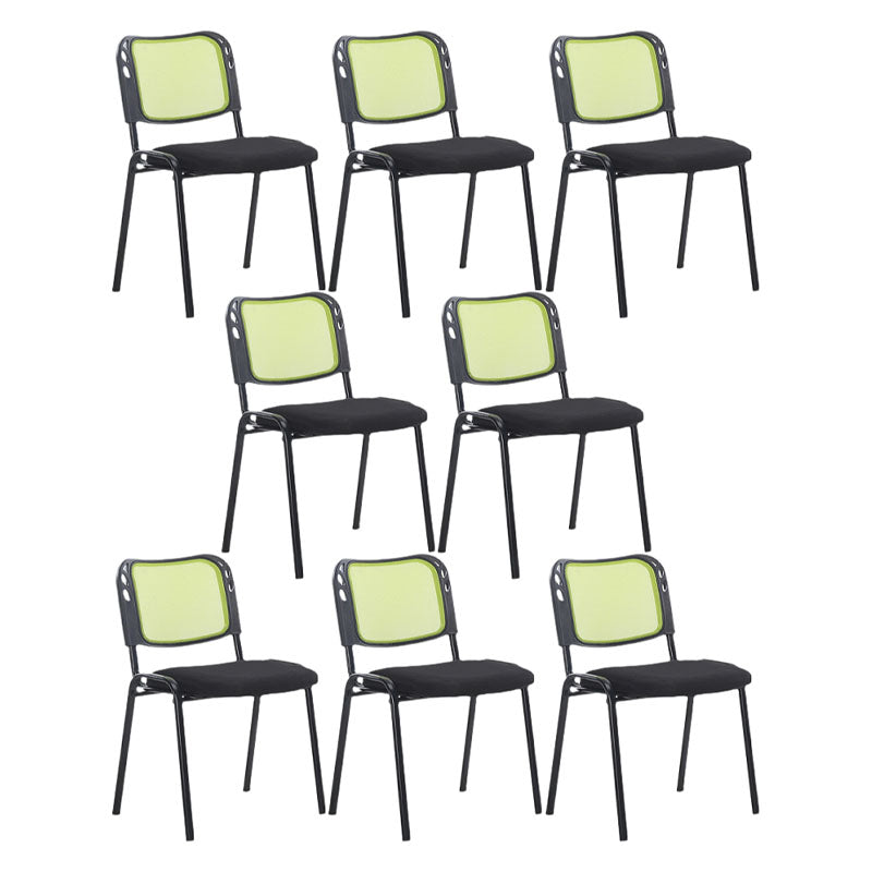 Modern Mesh Conference Chair Armless Upholstered Office Chair