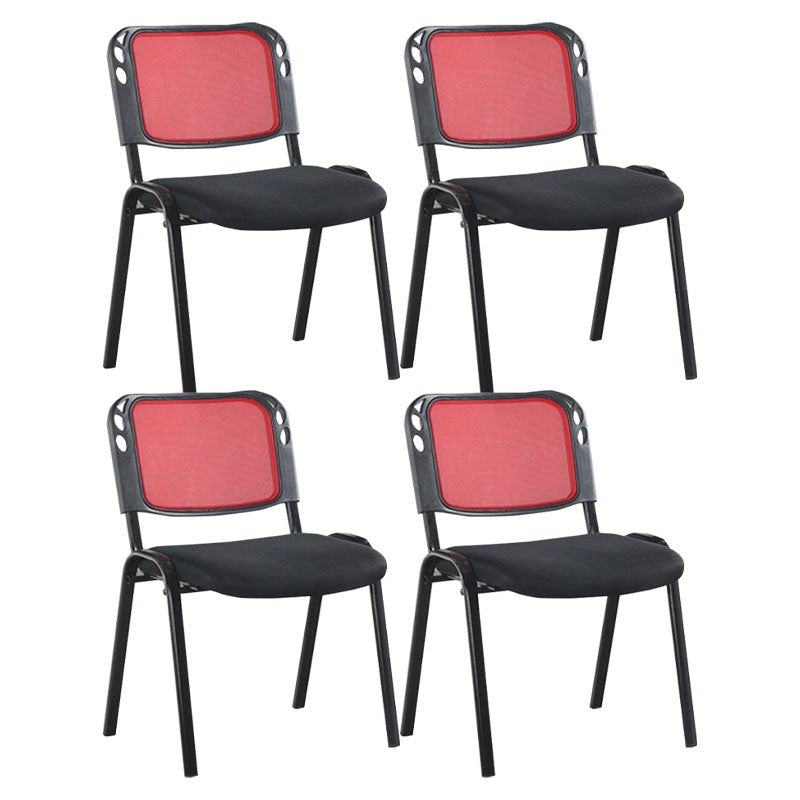 Modern Mesh Conference Chair Armless Upholstered Office Chair