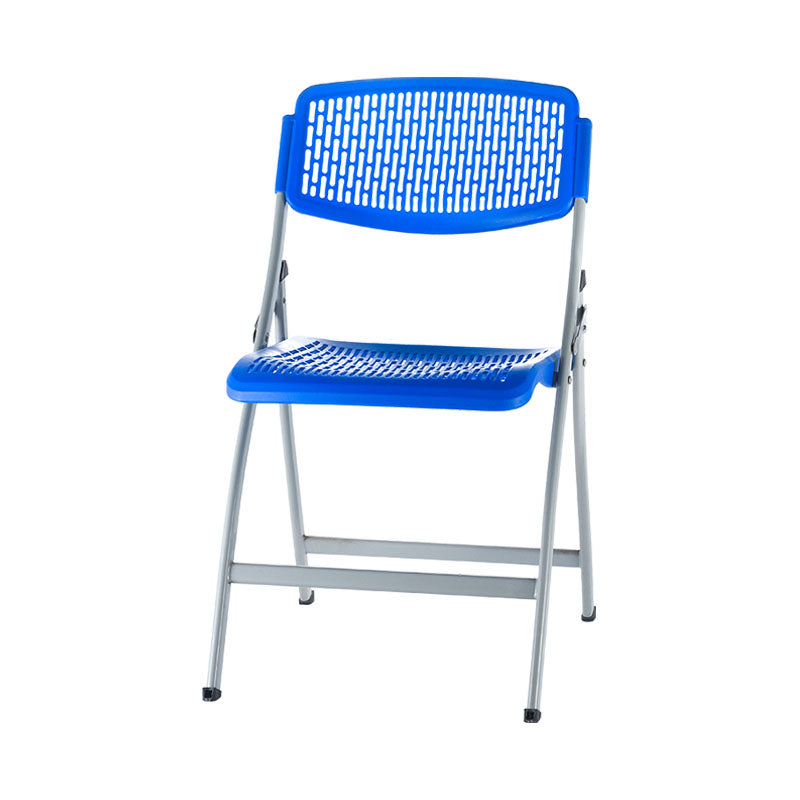 Plastic Modern Office Chair Armless Upholstered Conference Chair