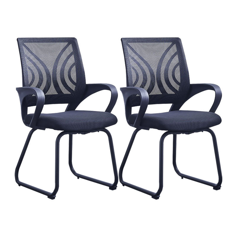 Ergonomic Mesh Mid-Back Desk Chair Stainless Steel No Distressing Office Chair