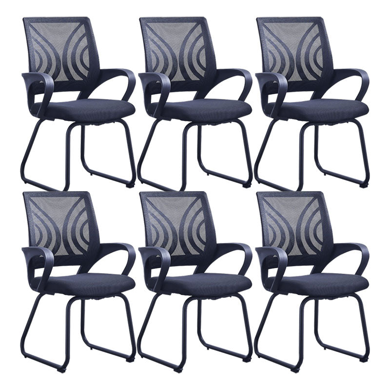 Ergonomic Mesh Mid-Back Desk Chair Stainless Steel No Distressing Office Chair