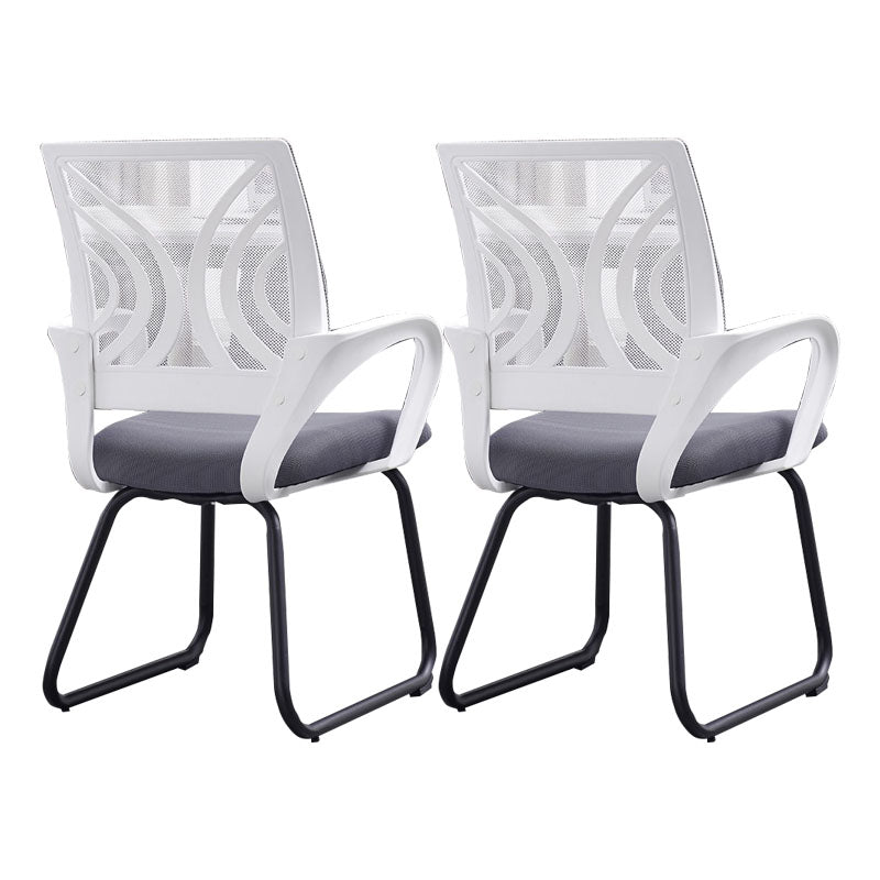 Ergonomic Mesh Mid-Back Desk Chair Stainless Steel No Distressing Office Chair