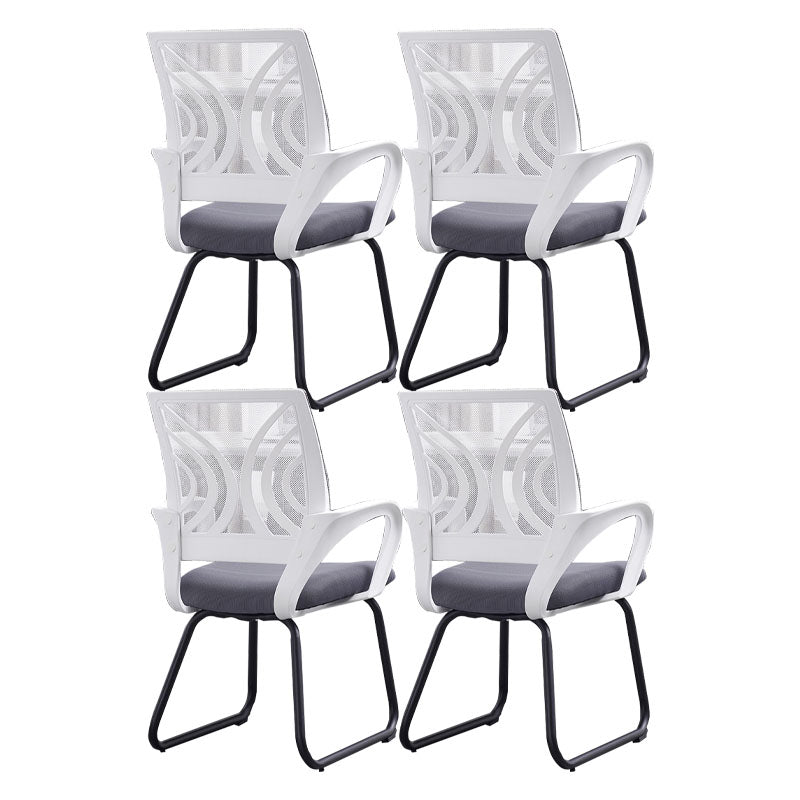 Ergonomic Mesh Mid-Back Desk Chair Stainless Steel No Distressing Office Chair