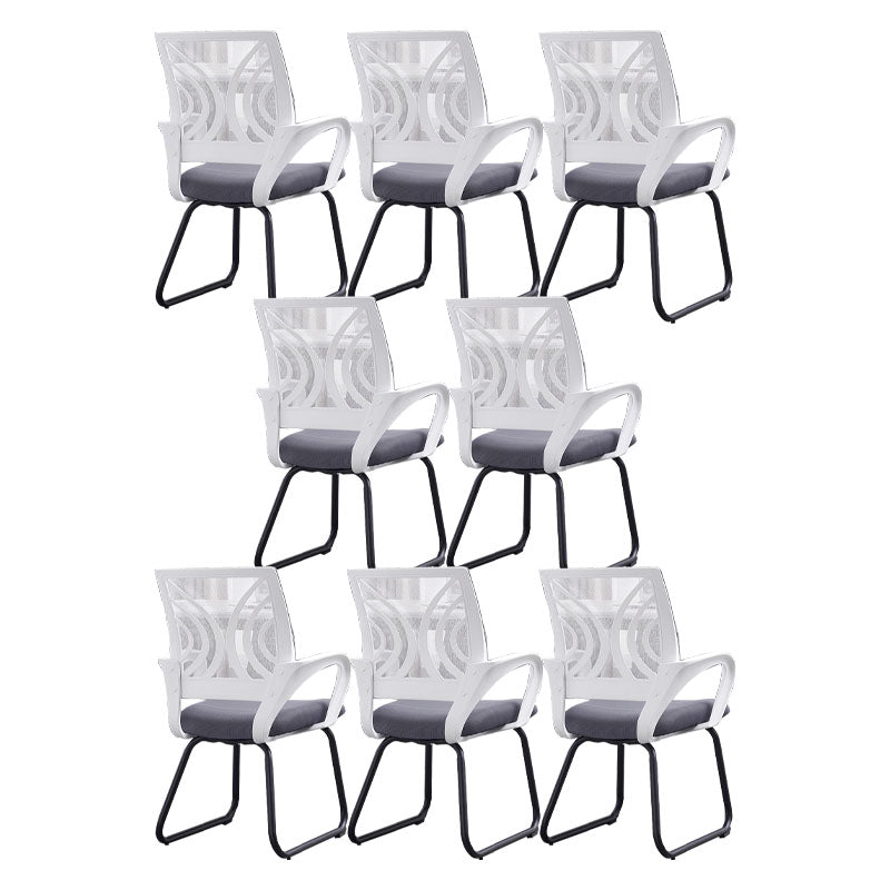 Ergonomic Mesh Mid-Back Desk Chair Stainless Steel No Distressing Office Chair