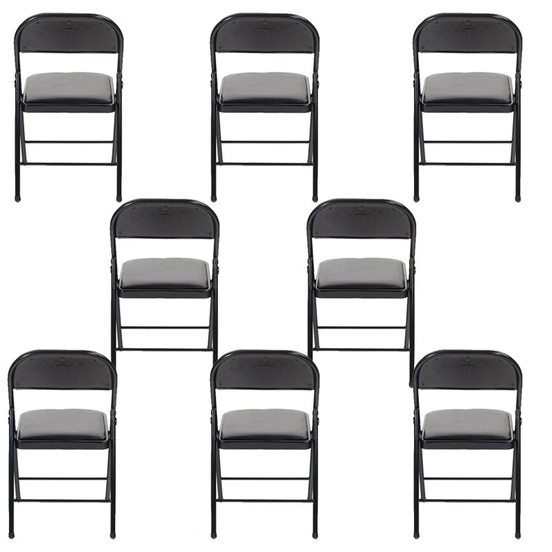 Contemporary PU Computer Chair Black Back Office Star Desk Chair