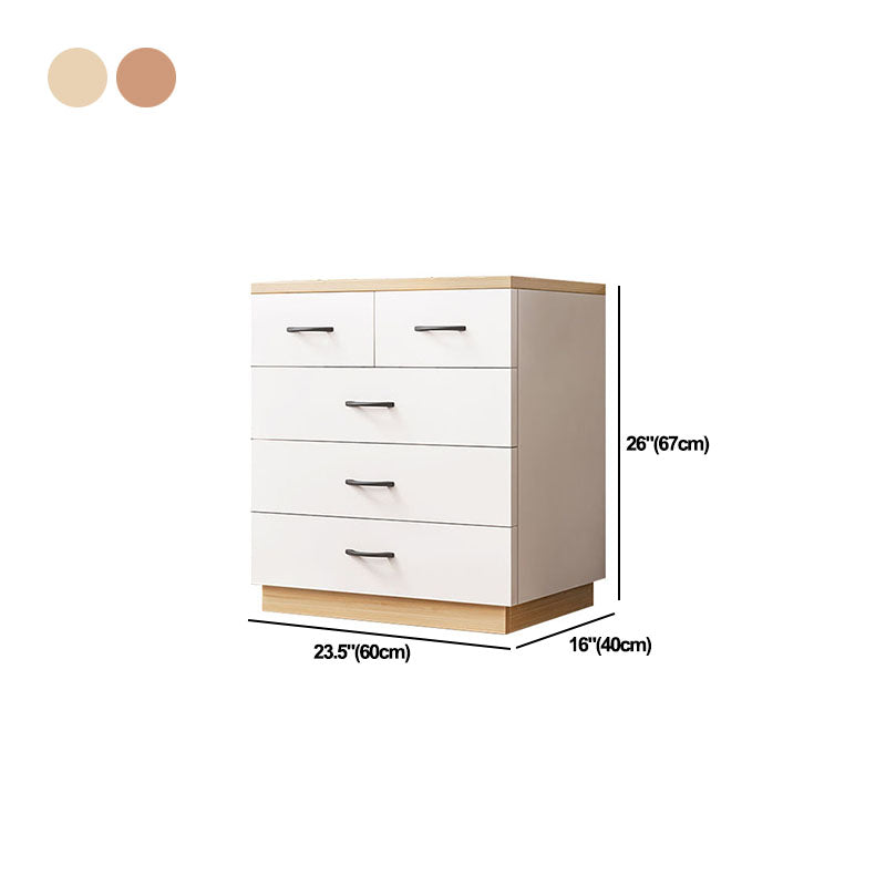 16" D Modern Wooden Lingerie Chest Bedroom Vertical Storage Chest Dresser with Drawers