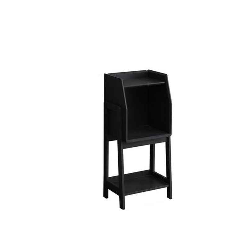 Geometry Wooden Bookshelf Modern Style Bookcase for Bedroom , 15" W X 11" D