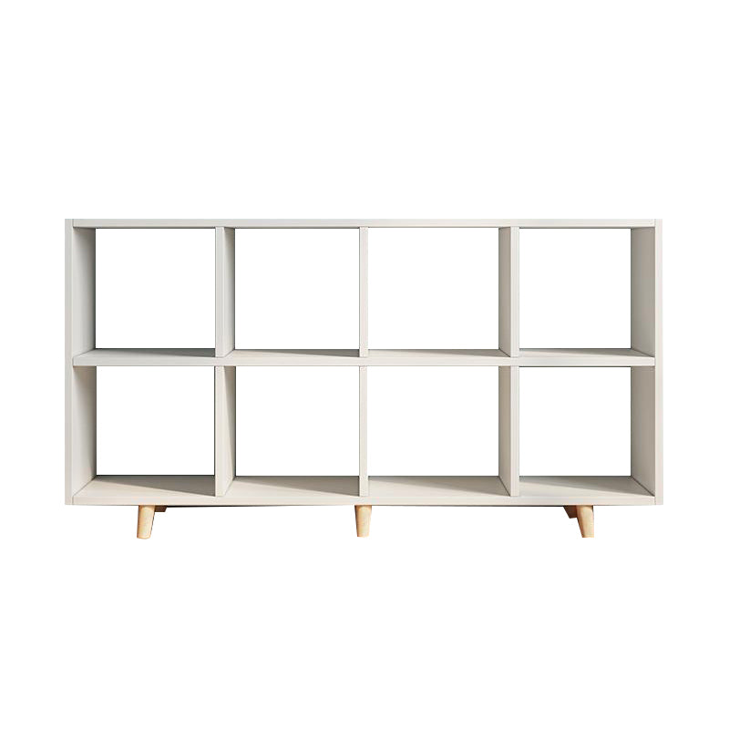Matter Finish Cube Bookcase Contemporary Wooden Shelf Bookcase