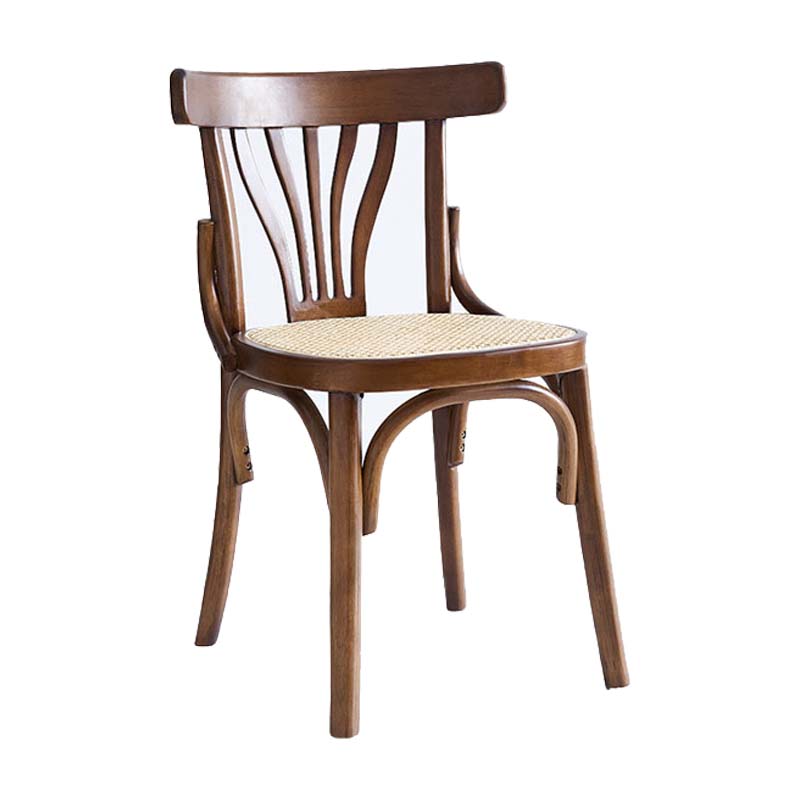 Armless Dining Side Chair Solid Wood Scandinavian Kitchen Dining Room Chair