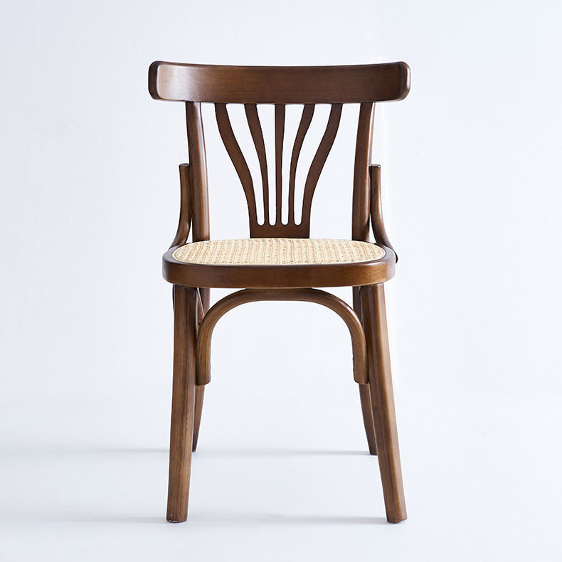 Armless Dining Side Chair Solid Wood Scandinavian Kitchen Dining Room Chair
