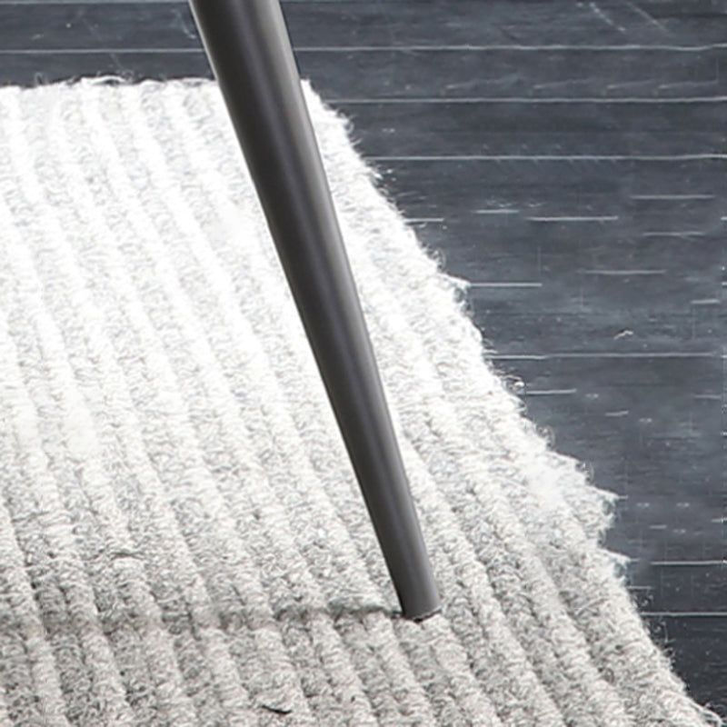 Contemporary Dining Chair Arm Side Chair for Kitchen with Metal Legs