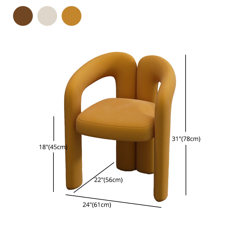 Modern Velvet Dining Room Chair Arm Chair for Restaurant Use