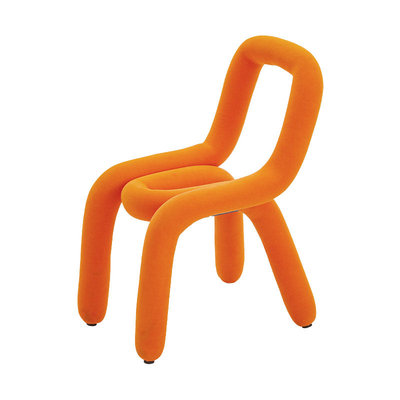 Modern Velvet Dining Room Chair Armless Metal Side Chair for Home Use