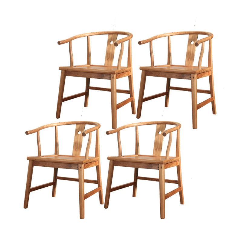 Traditional Dining Side Chair Arm Solid Wood Dining Side Chairs