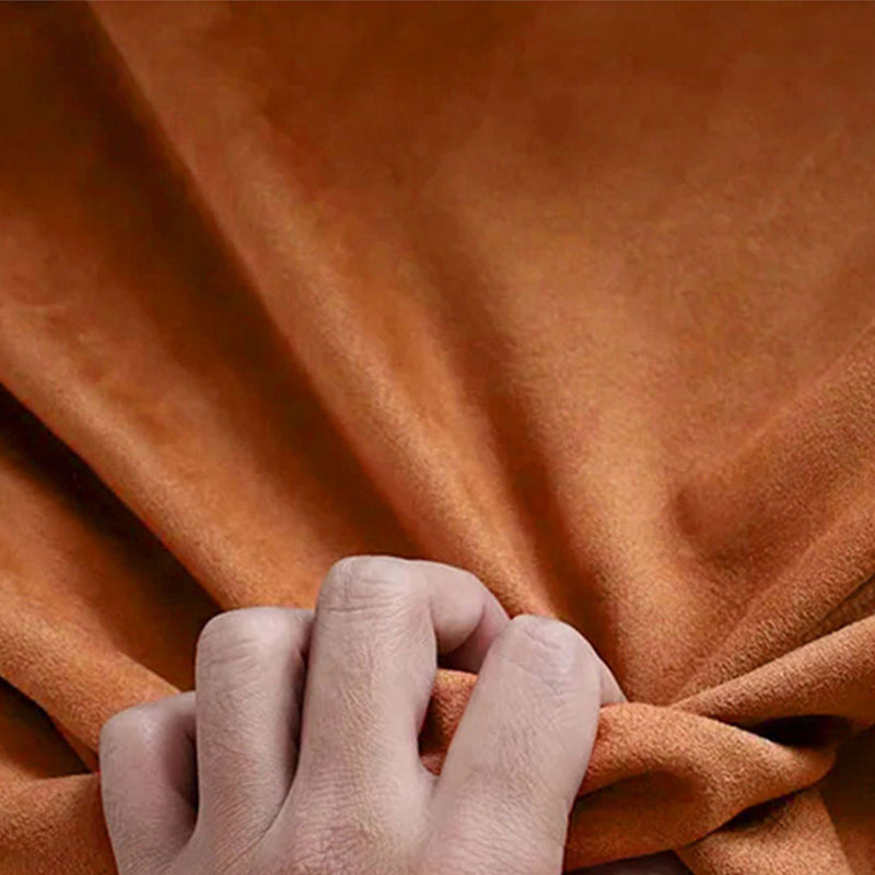 Mid-Century Modern Armless Accent Chair Microfiber Accent Room Chair for Living Room