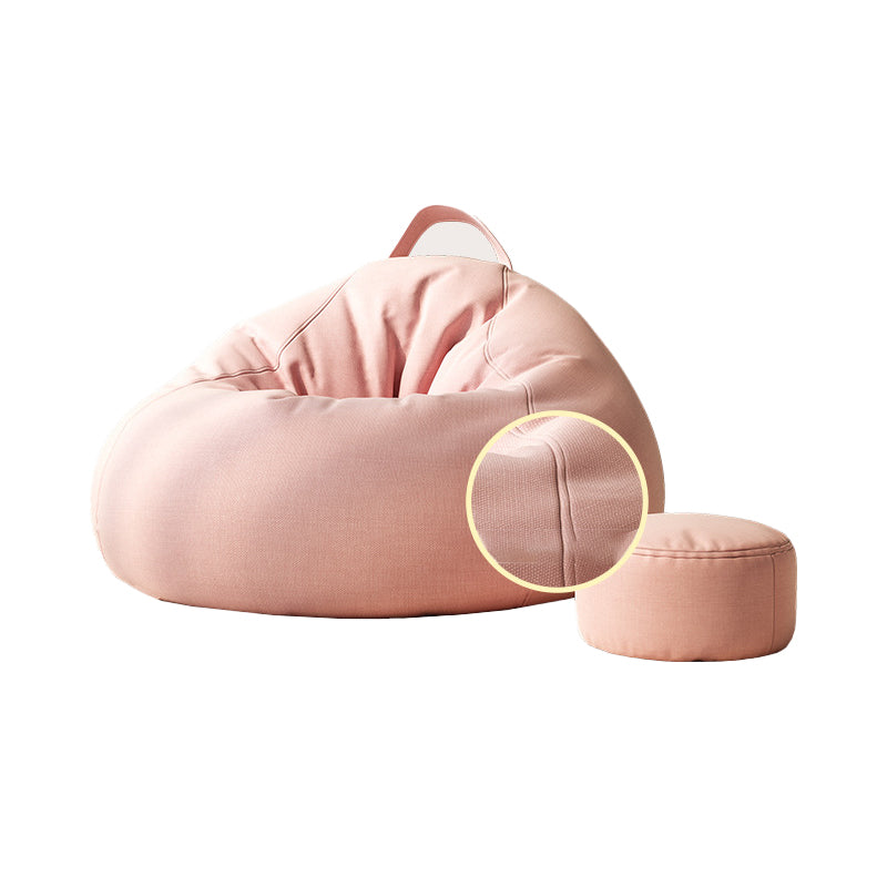 Contemporary Style Single Sofa Chair Fixed Back Armless Chair for Bedroom