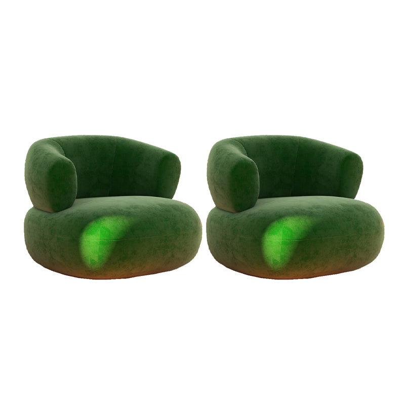 Mid-Century Modern Armless Accent Chair Leather Accent Room Chair for Living Room