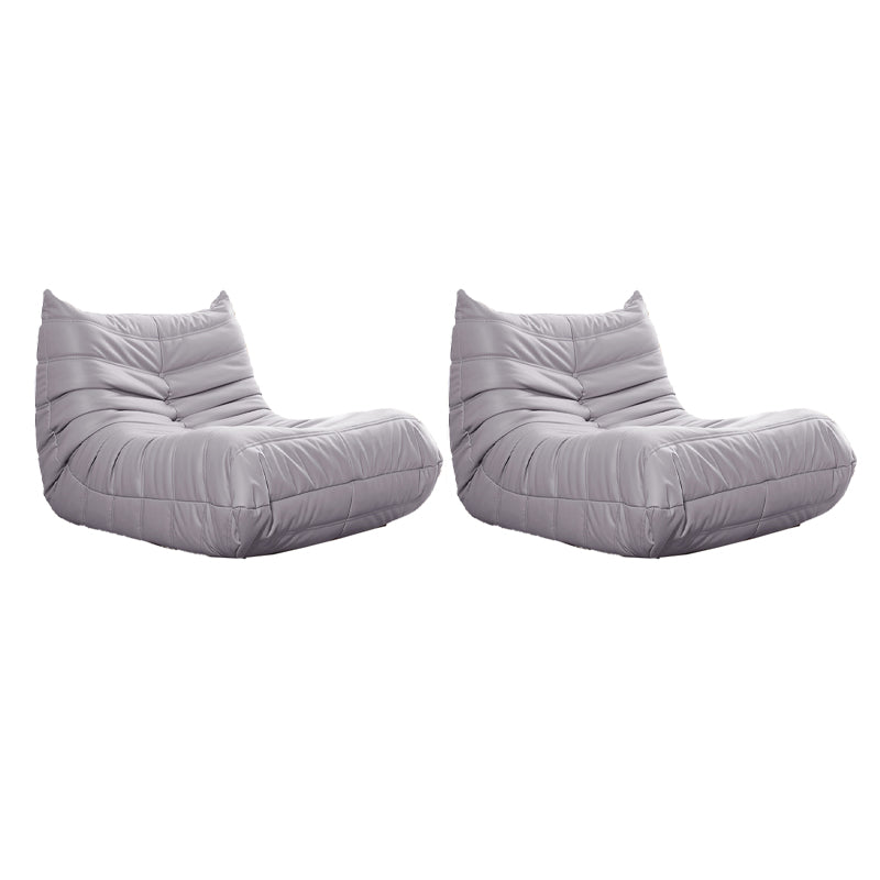 Nordic Style Living Room Upholstered Armless Tight Back Parsons Chair