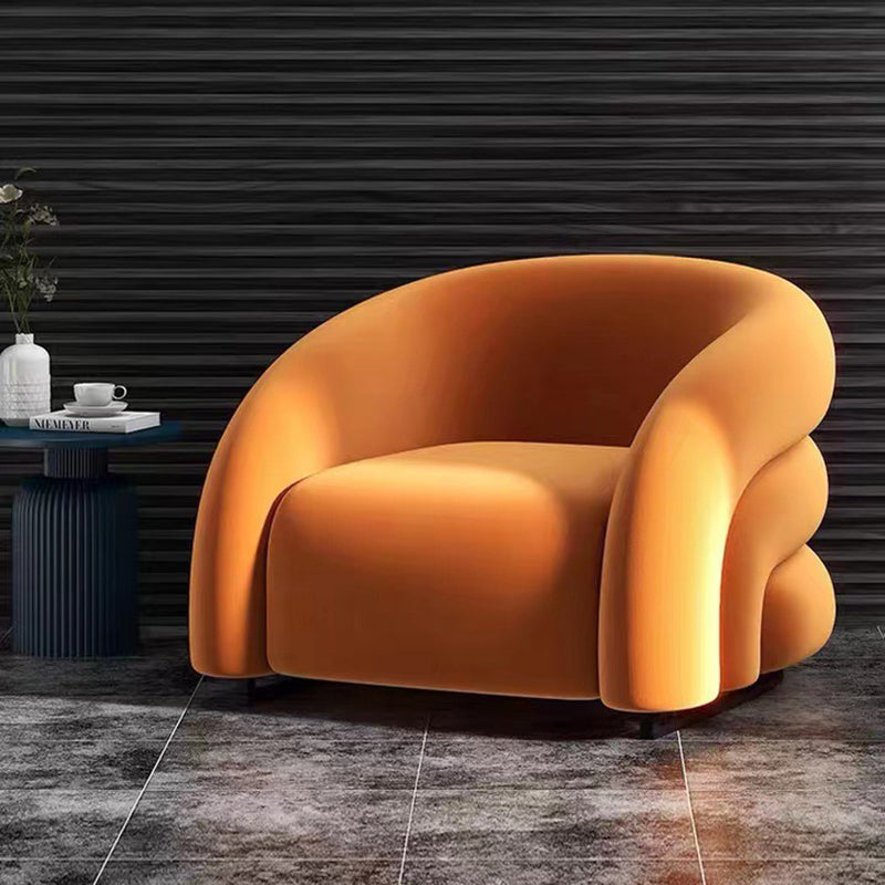 34.65" Wide Contemporary Style Single Sofa Chair Microfiber Arm Chair