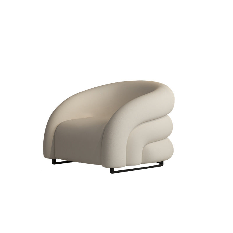 34.65" Wide Contemporary Style Single Sofa Chair Microfiber Arm Chair