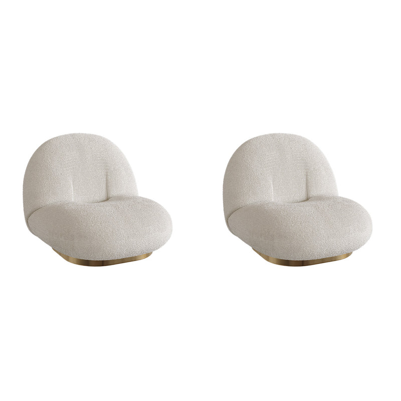 Nordic Style No Armrest No Cushion Back Parsons Chair Gold Base