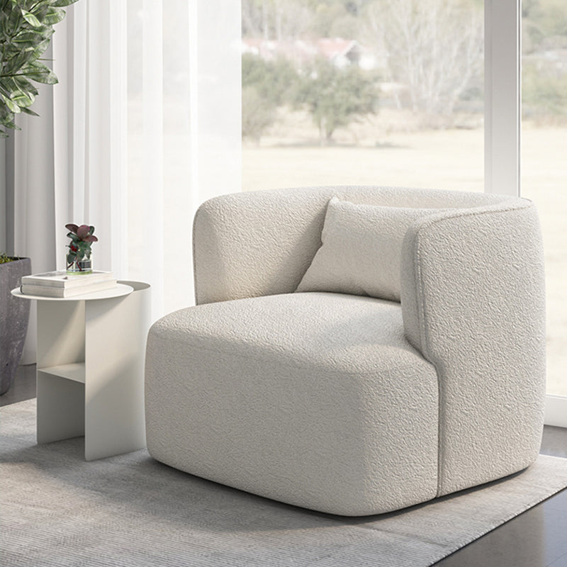 Contemporary 33.5"Wide Pillow Back Sponge Recessed Arms Chair