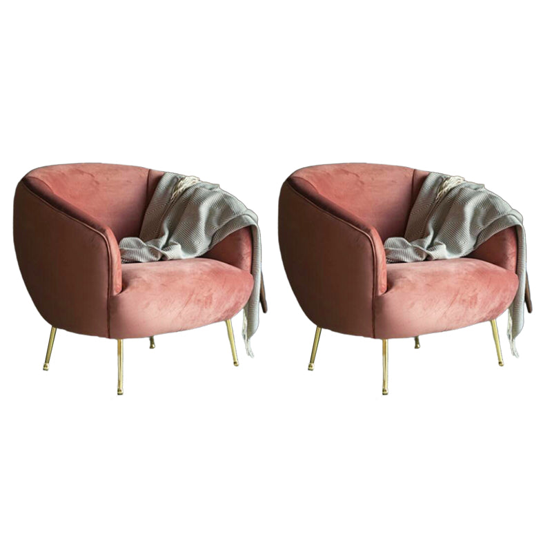 Contemporary 30"W x 30"D x 30"H Fixed Back Sloped Arms Barrel Chair