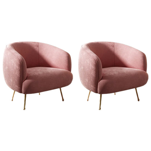 Contemporary 30"W x 30"D x 30"H Fixed Back Sloped Arms Barrel Chair