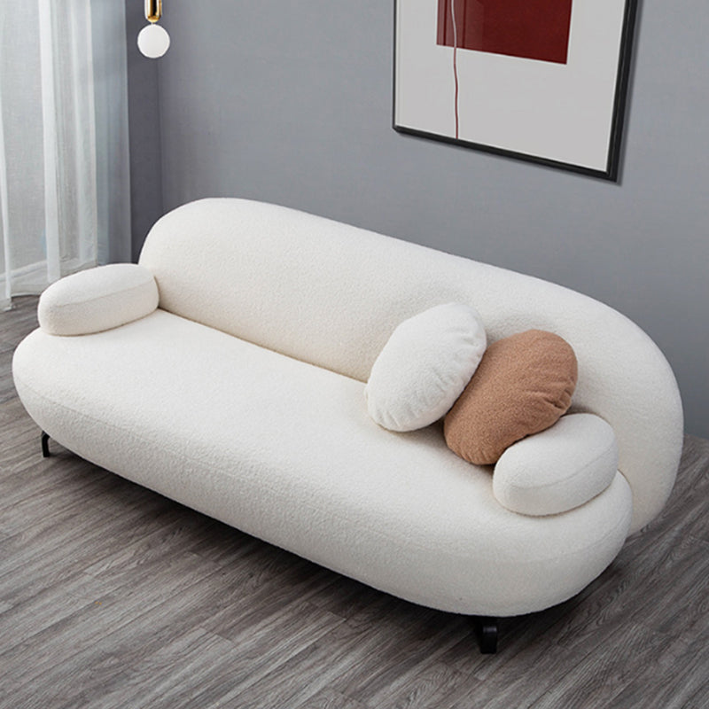 39.53 inch High Contemporary Sofa Recessed Arm Standard Sofa