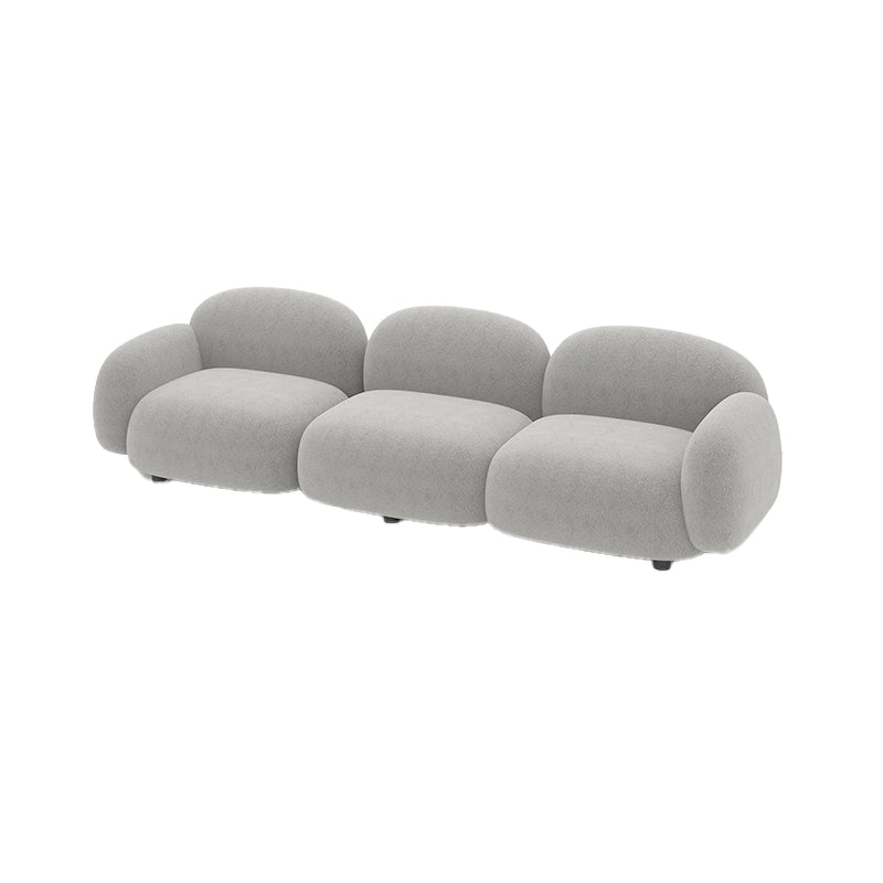 Modern Sofa with Tight Back and Square Arm for Living Room 27.56" High