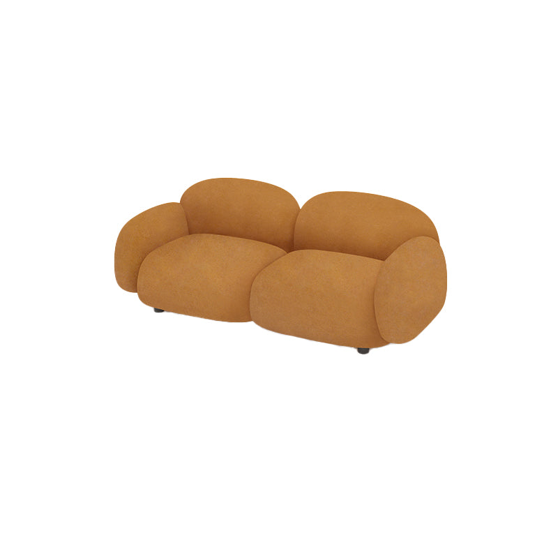 Modern Sofa with Tight Back and Square Arm for Living Room 27.56" High