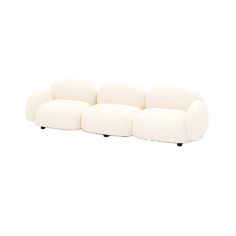 Modern Sofa with Tight Back and Square Arm for Living Room 27.56" High