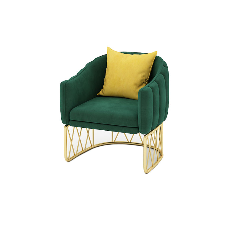 Modern Sloped Arm Sofa with Tight Back and Single Cushion Seat