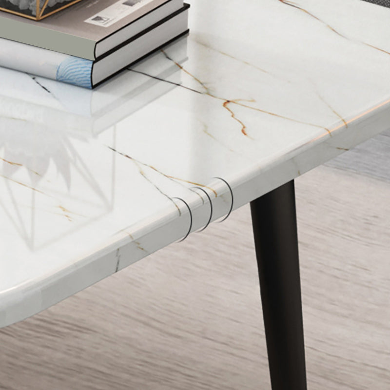 Four Legs Coffee Table Modern Minimalist Coffee Table for Living Room