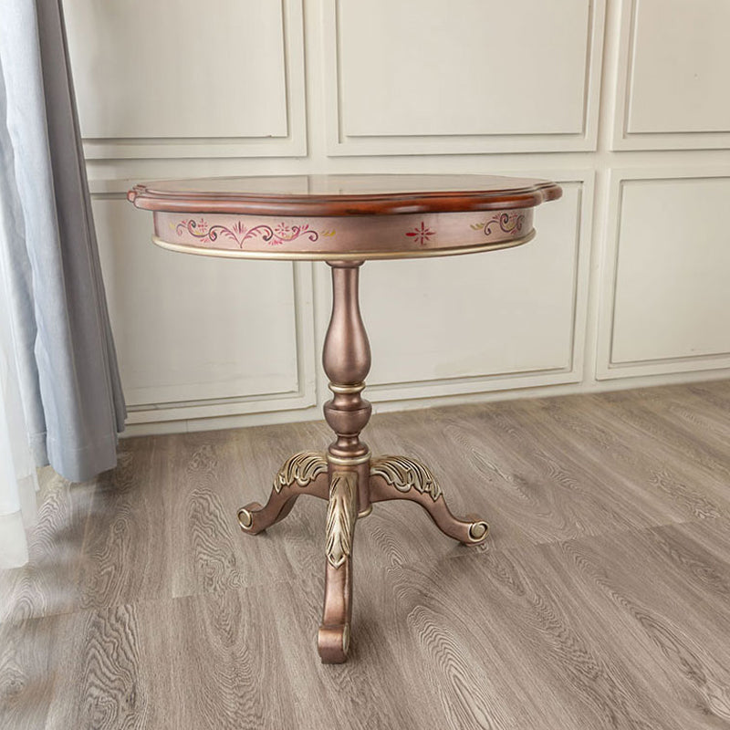 French Country Distressed Cocktail Table Wooden Coffee Table for Home
