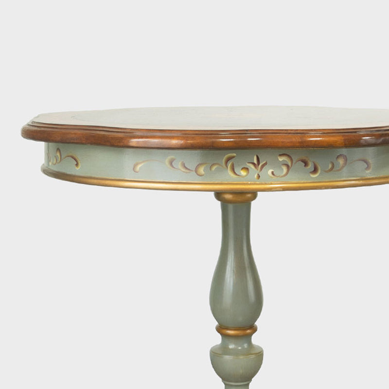French Country Distressed Cocktail Table Wooden Coffee Table for Home
