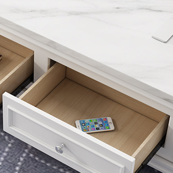 Sintered Stone Enclosed TV Storage Modern TV Cabinet with Glide Drawers