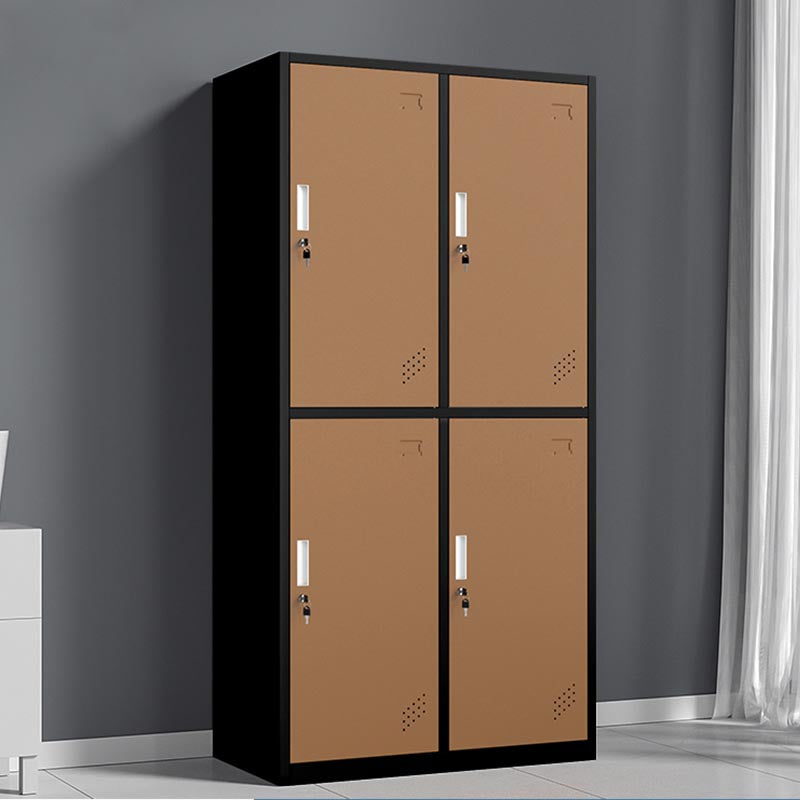 Hinged Wardrobe Cabinet Contemporary Metal Wardrobe Armoire for Home