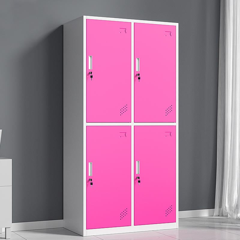Hinged Wardrobe Cabinet Contemporary Metal Wardrobe Armoire for Home