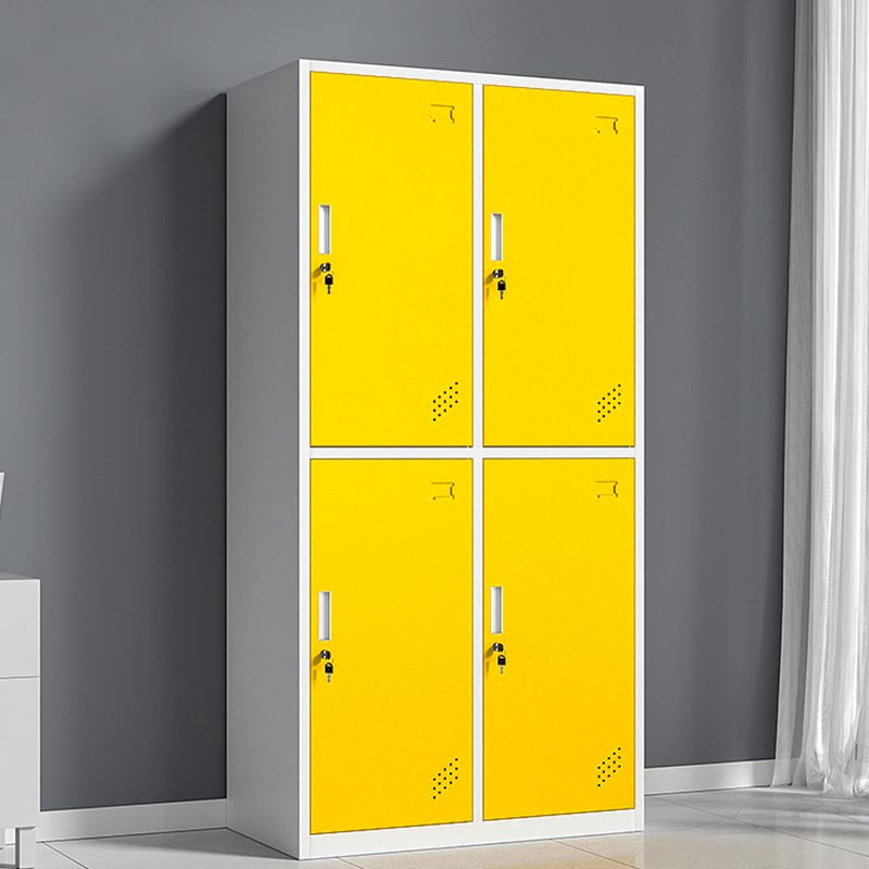 Hinged Wardrobe Cabinet Contemporary Metal Wardrobe Armoire for Home
