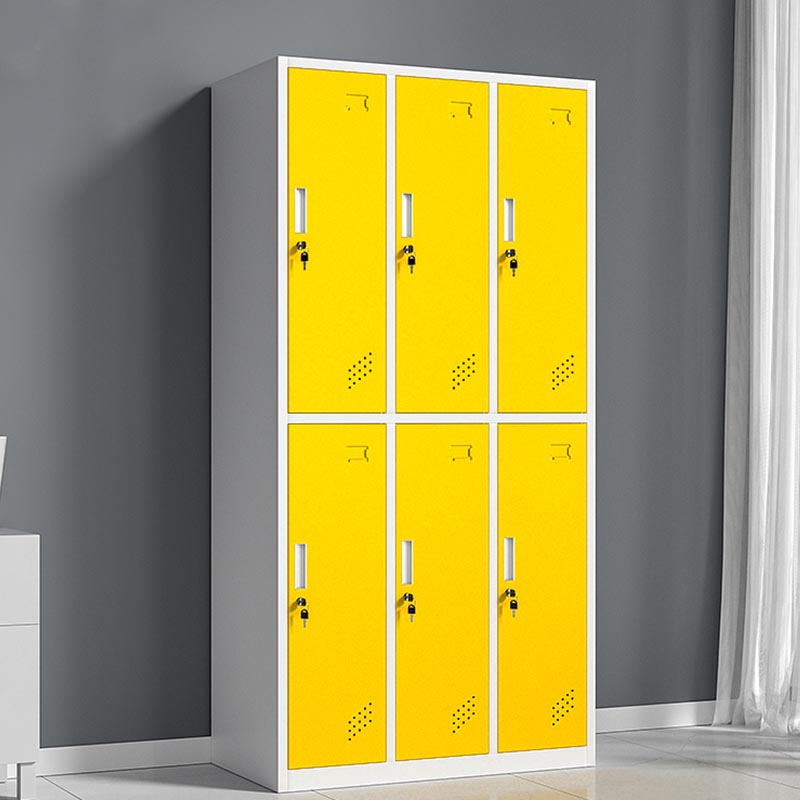 Hinged Wardrobe Cabinet Contemporary Metal Wardrobe Armoire for Home