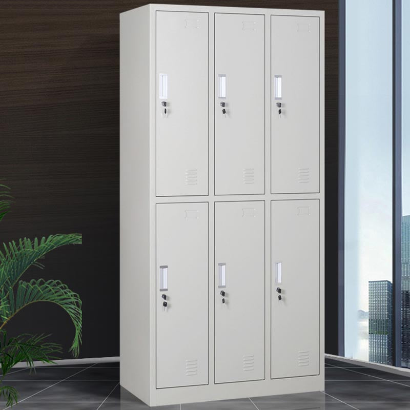 Metal Contemporary Wardrobe Armoire Hinged Wardrobe Cabinet for Home