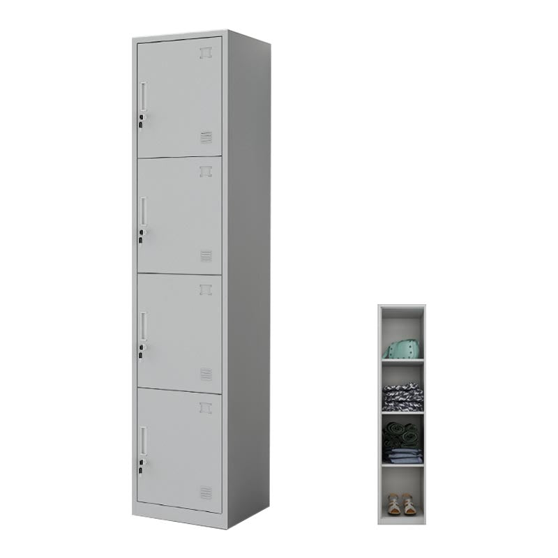 Metal Contemporary Wardrobe Armoire Hinged Wardrobe Cabinet for Home